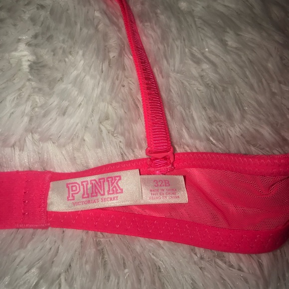 Victoria Secret Pink Floral Lace Hot Pushup Bra - Picture 5 of 5